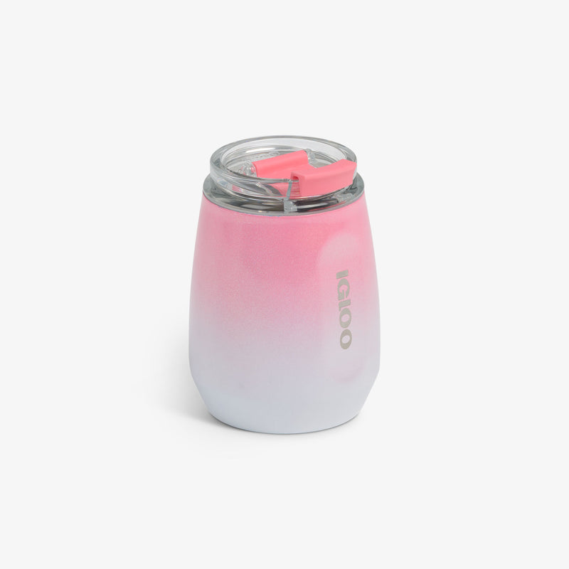 10 Oz Wine Tumbler - Gradient Pink