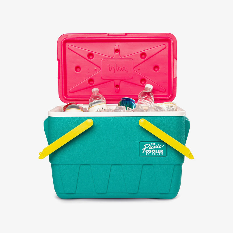 Retro Picnic Basket 25 Qt Cooler - Tutti Frutti