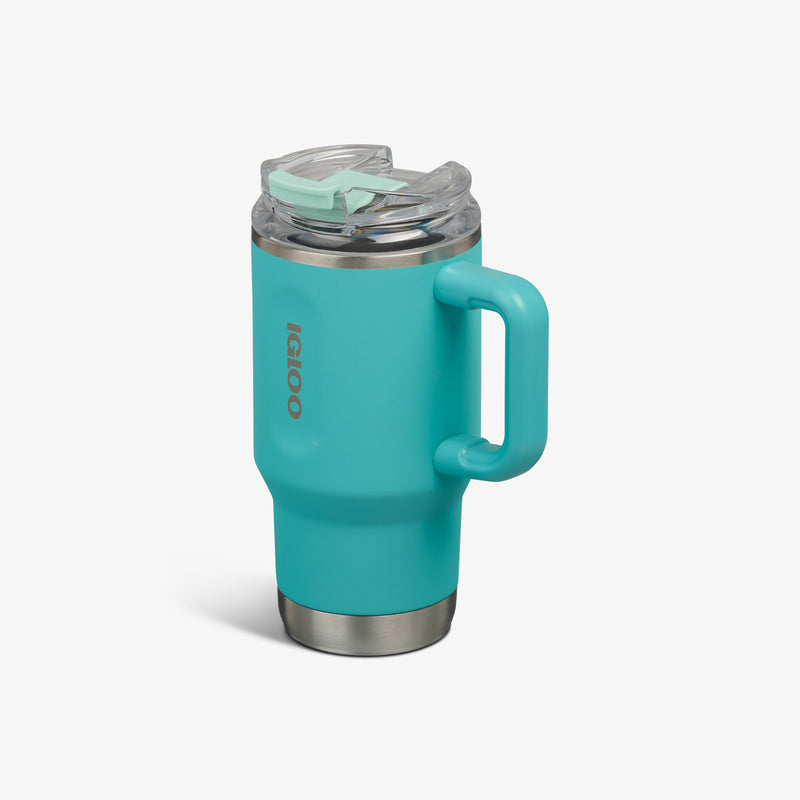 18 Oz Flip ‘n’ Sip Travel Mug - Blue Shale