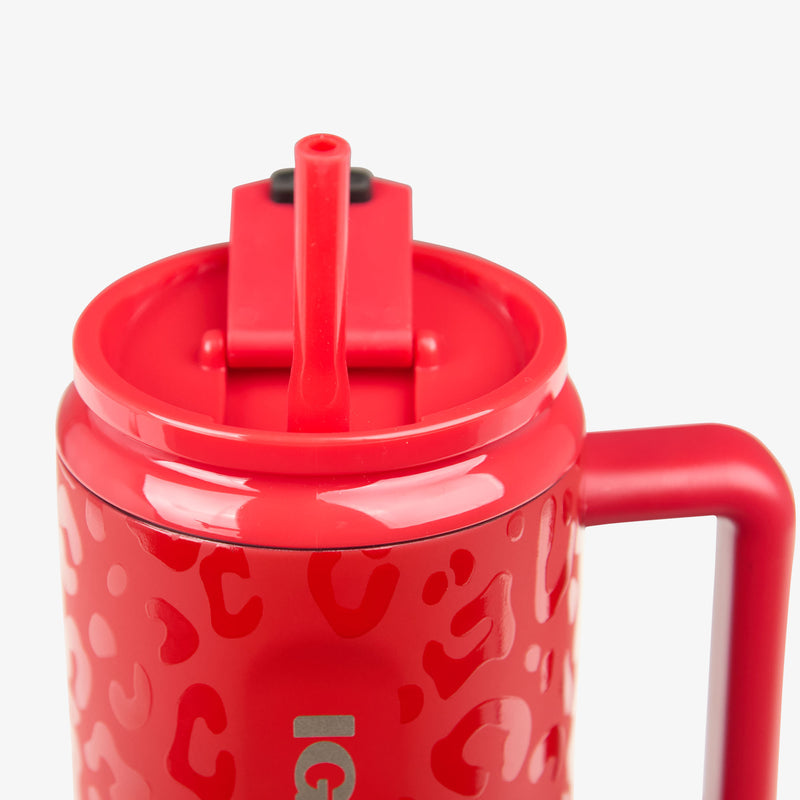 NFL 32 Oz Leopard Flip ‘n’ Sip Travel Mug - Cowboys