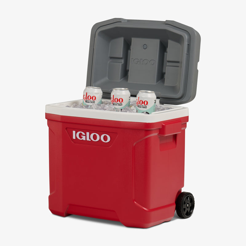 Latitude 30 Qt Roller Cooler - Blue