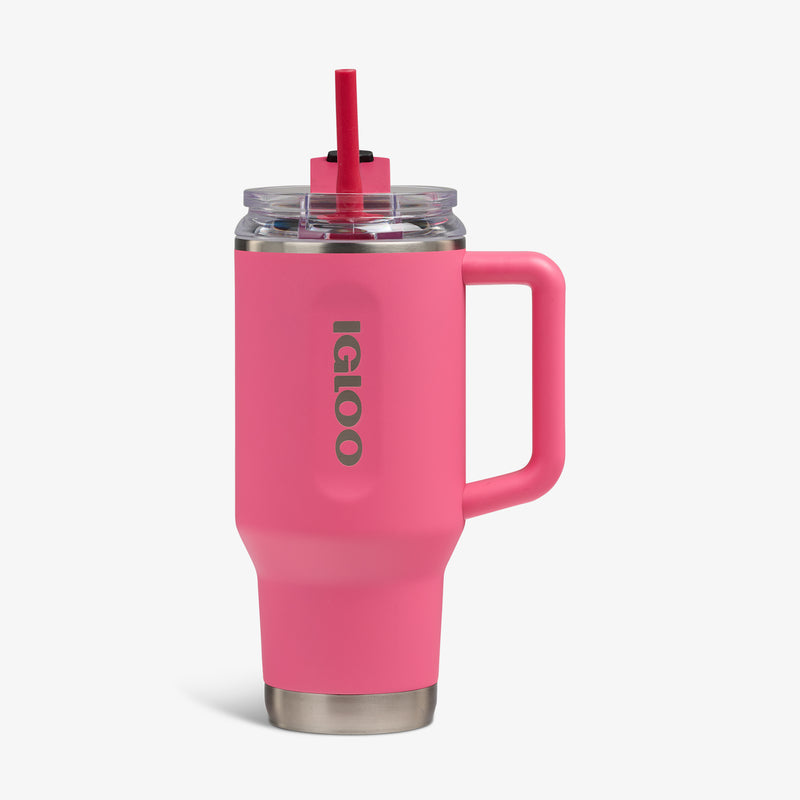 32 Oz Flip ‘n’ Sip Travel Mug - Skeleton Glow