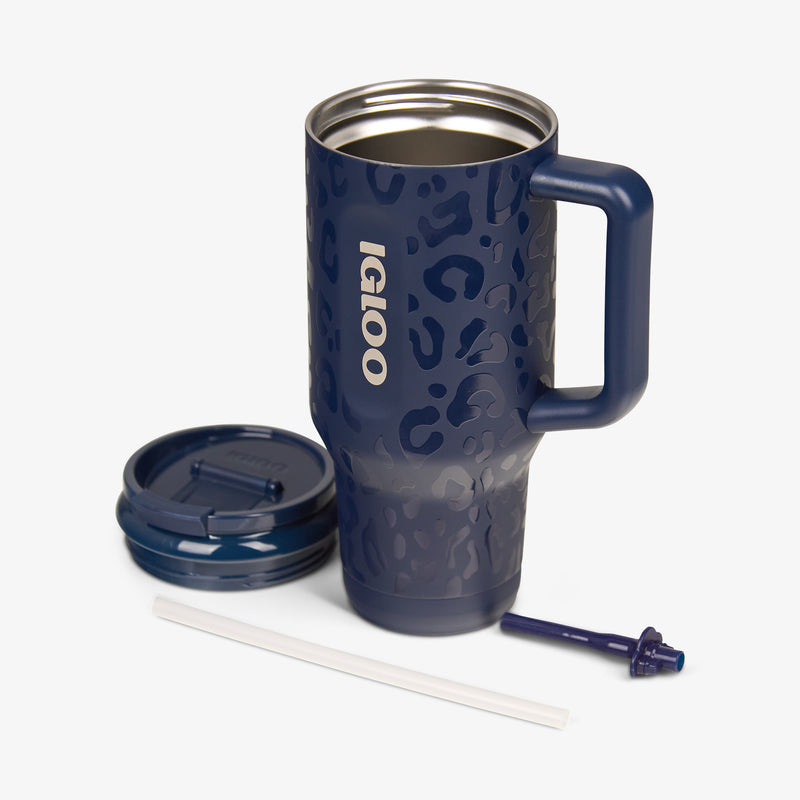 NFL 32 Oz Leopard Flip ‘n’ Sip Travel Mug - Cowboys