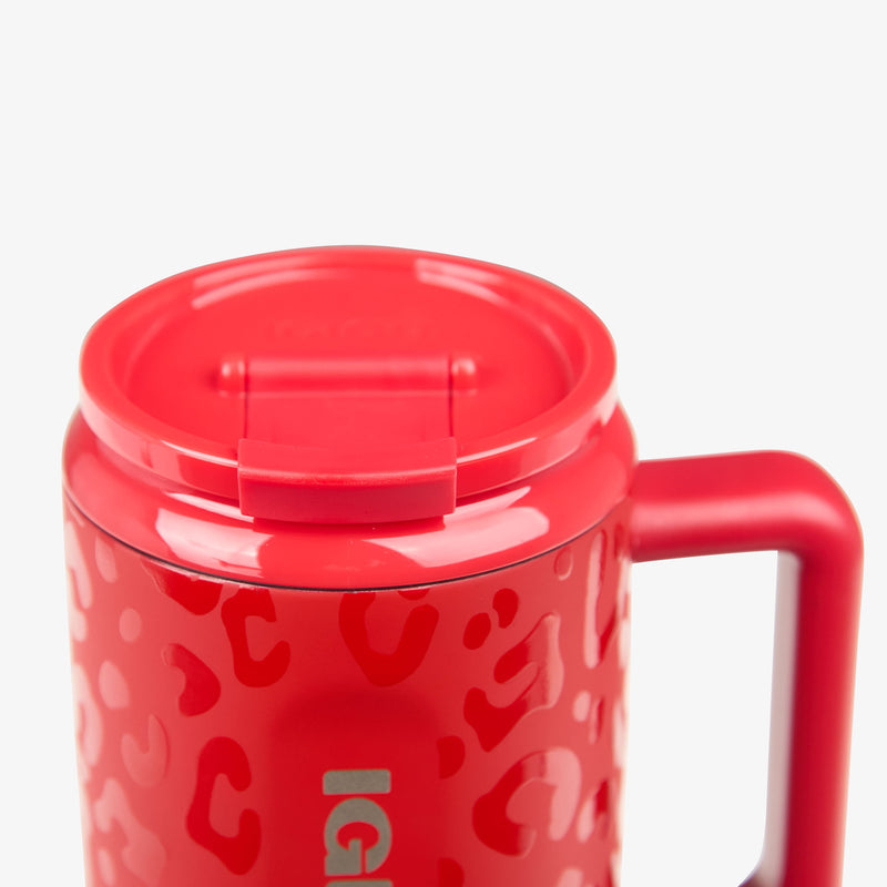 NFL 32 Oz Leopard Flip ‘n’ Sip Travel Mug - Cowboys