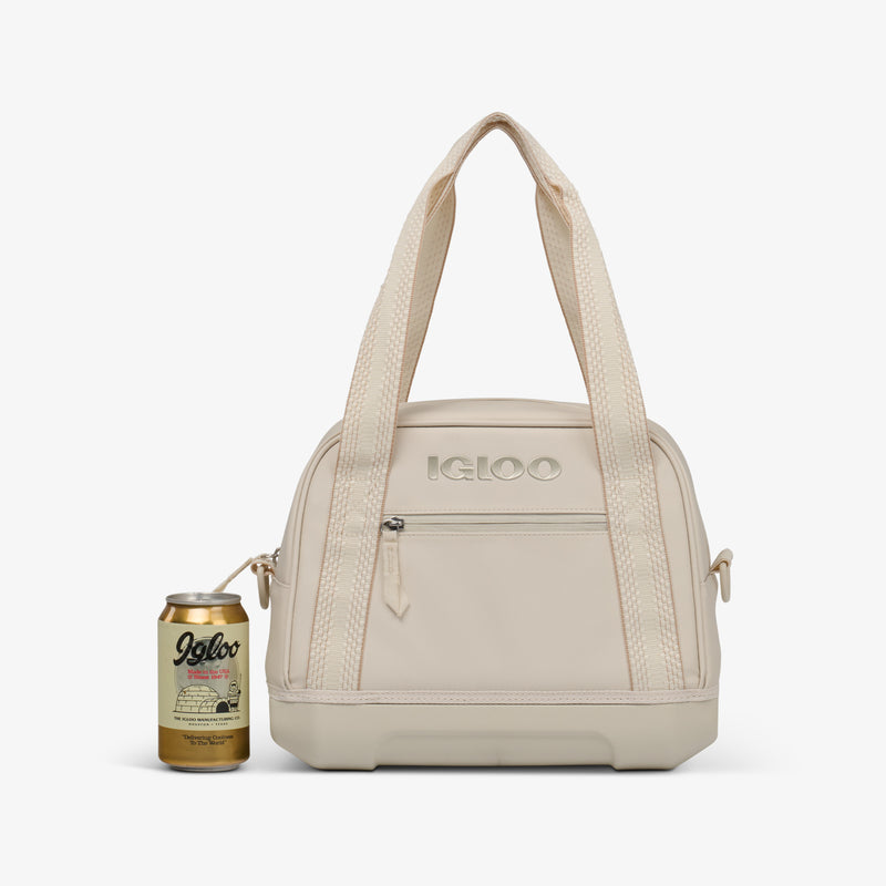 Tag Along Too 12-Can Satchel Cooler - Thrift Pink