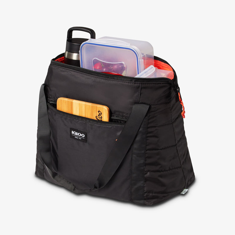 Packable Puffer 20-Can Cooler Bag - Magenta