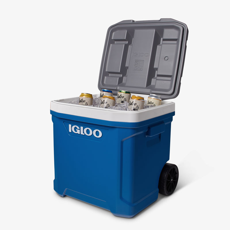 Latitude 60 Qt Roller Cooler - Blue