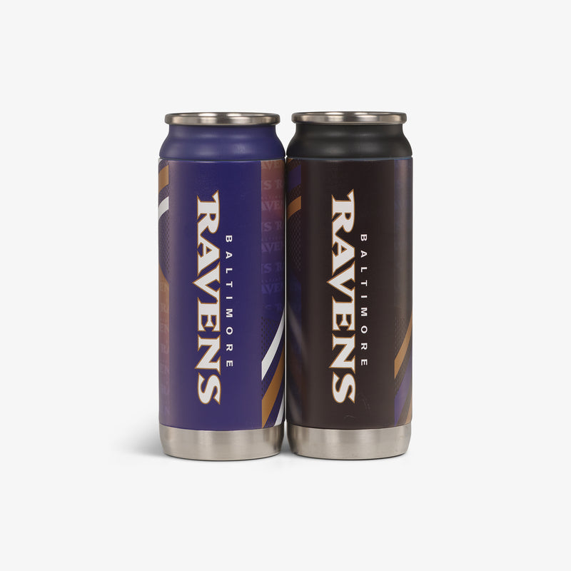 Baltimore Ravens Home & Away 16 Oz Can 2-Pack