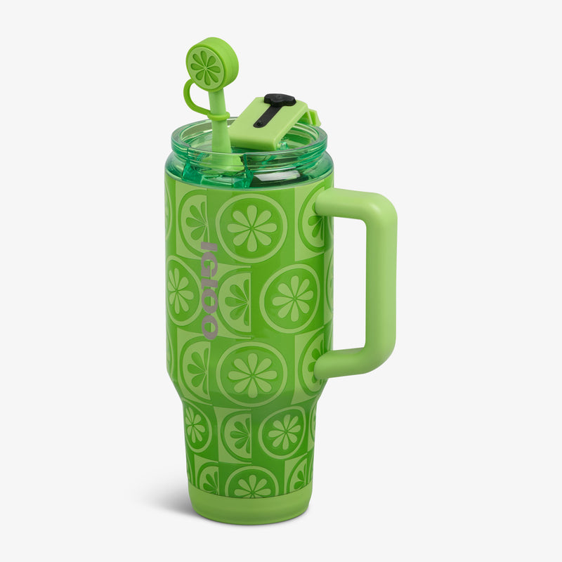 32 Oz Flip ‘n’ Sip Travel Mug - Skeleton Glow