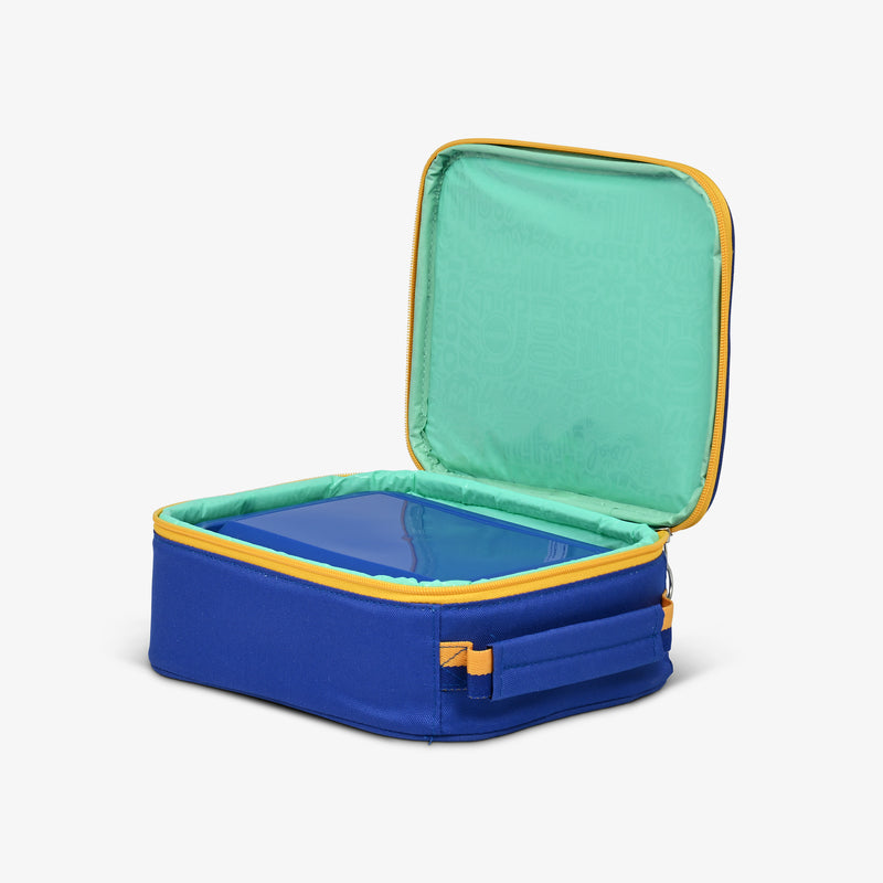 Kids Lunch Slim Cooler Bundle (Bento Box + Ice Floor) - Thrift Pink