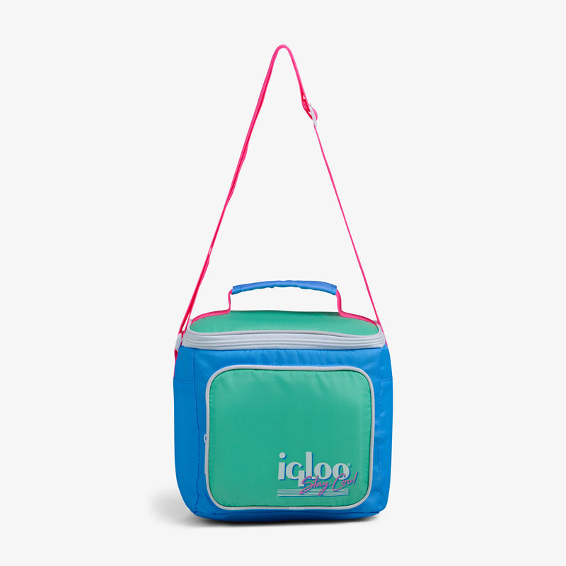 Retro Square Lunch Bag - Psychedelic Daisy