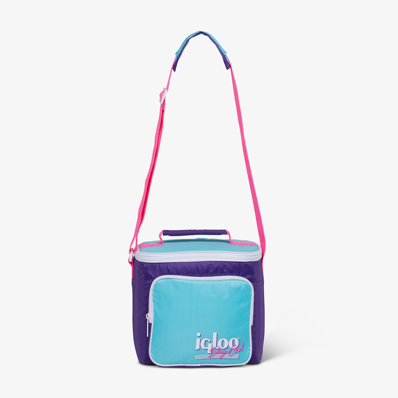 Retro Square Lunch Bag - Psychedelic Daisy