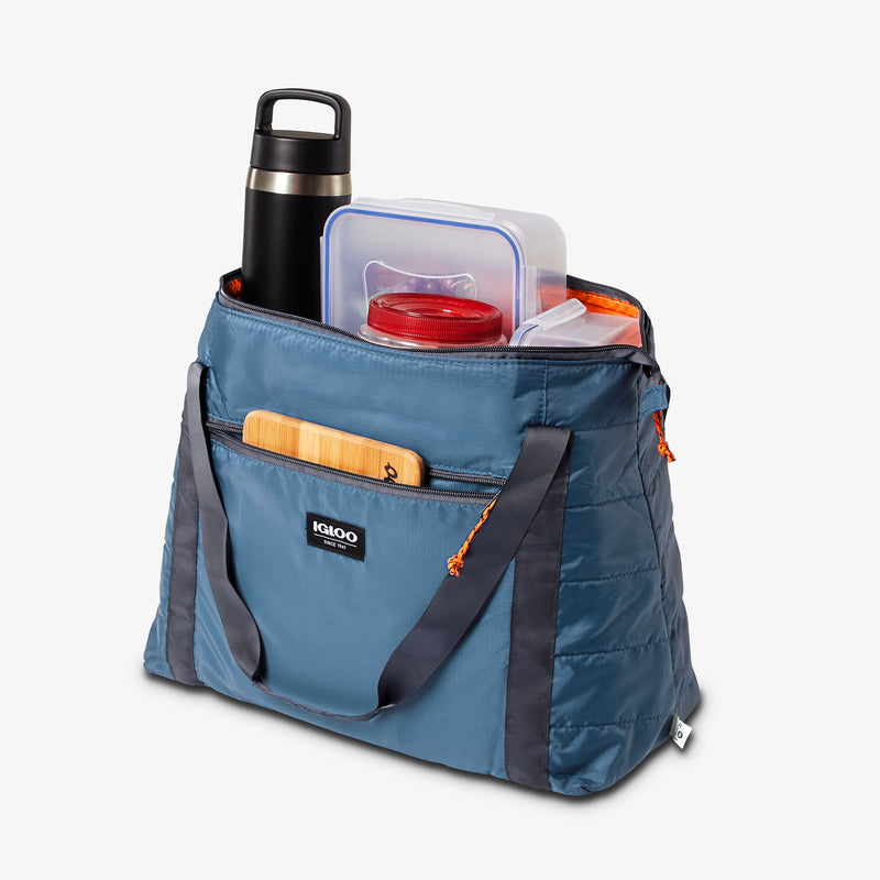 Packable Puffer 20-Can Cooler Bag - Magenta