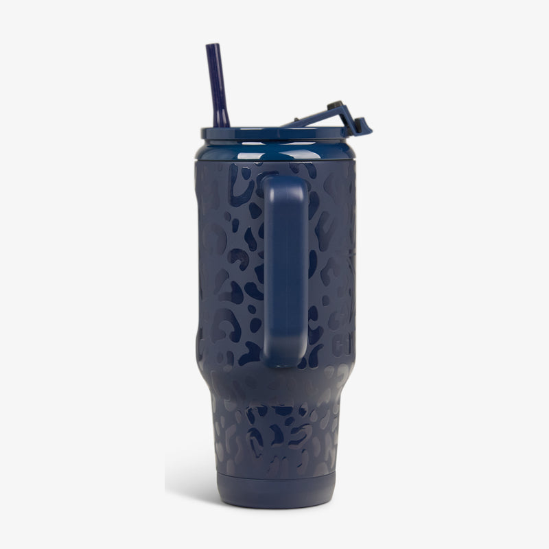 NFL 32 Oz Leopard Flip ‘n’ Sip Travel Mug - Cowboys