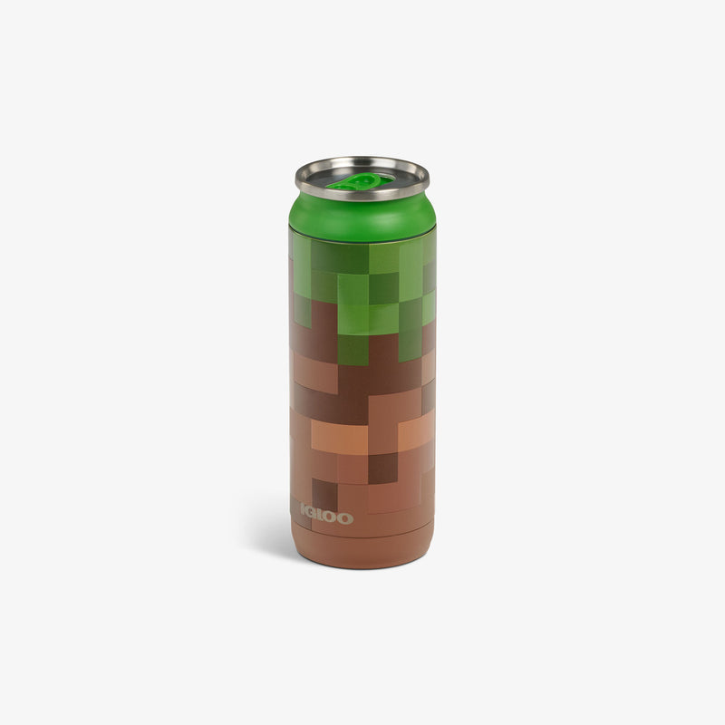 Minecraft Grass Block 16 Oz Can