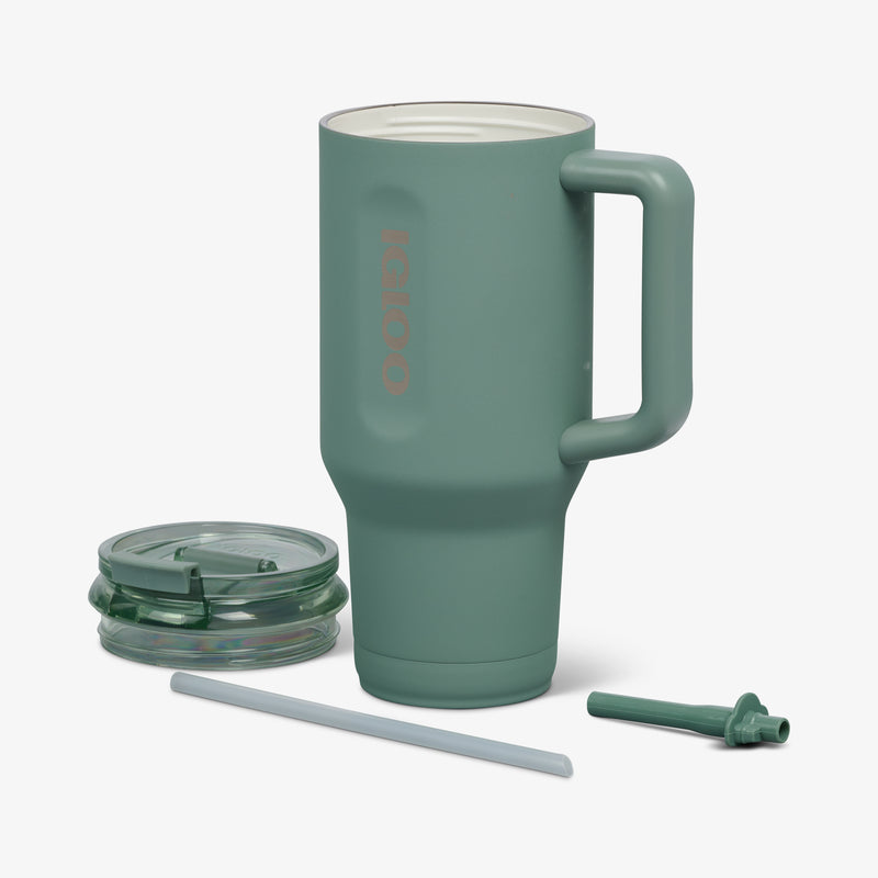 32 Oz Ceramic-Lined Travel Mug - Sage