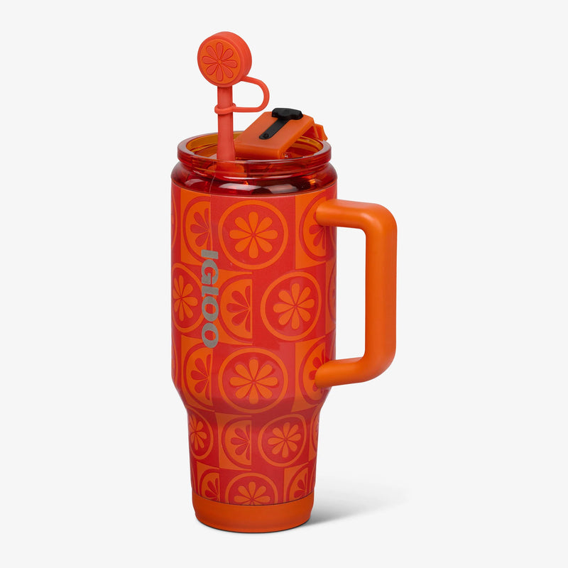 32 Oz Flip ‘n’ Sip Travel Mug - Skeleton Glow