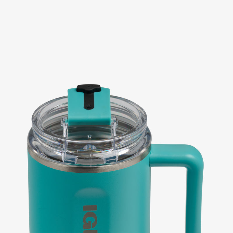 32 Oz Flip ‘n’ Sip Travel Mug - Skeleton Glow