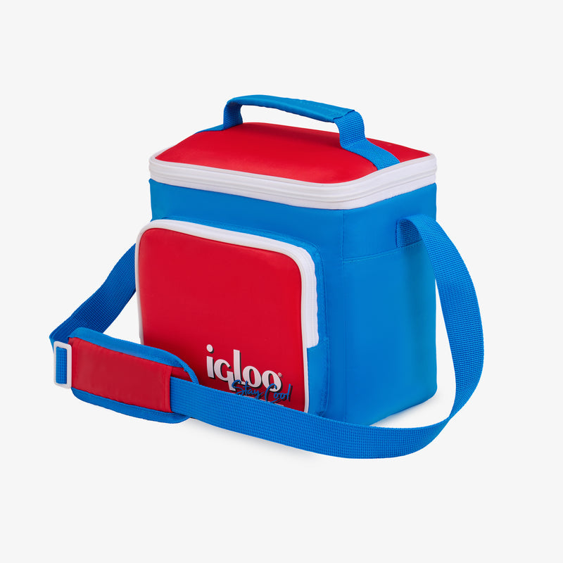 Retro Square Lunch Bag - Psychedelic Daisy