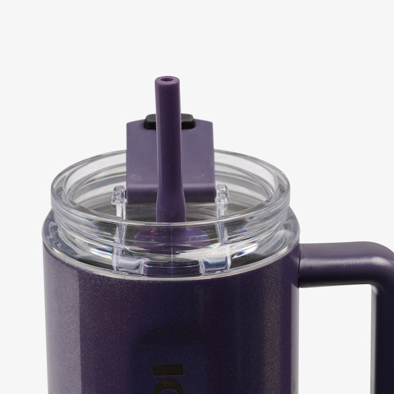 32 Oz Flip ‘n’ Sip Travel Mug - Skeleton Glow