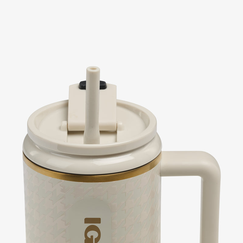 32 Oz Flip ‘n’ Sip Travel Mug - Skeleton Glow