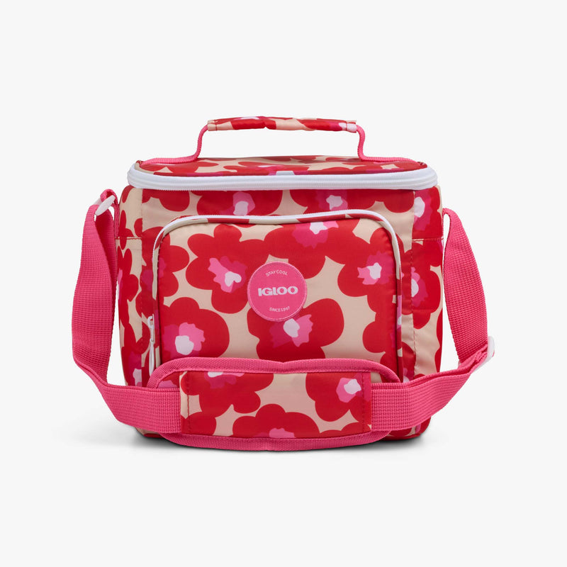 Retro Square Lunch Bag - Psychedelic Daisy