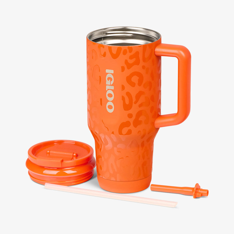 NFL 32 Oz Leopard Flip ‘n’ Sip Travel Mug - Cowboys