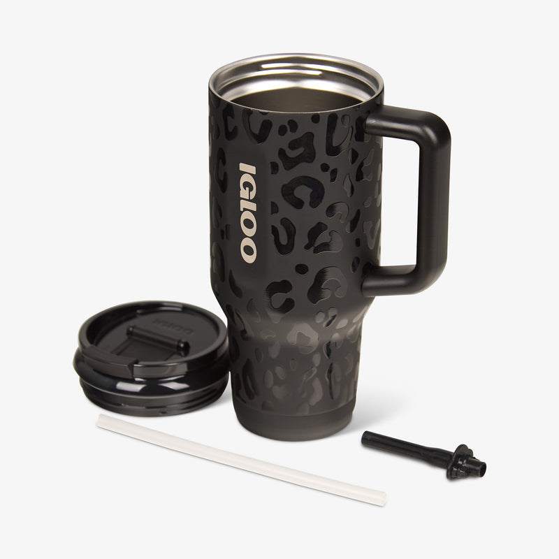 NFL 32 Oz Leopard Flip ‘n’ Sip Travel Mug - Cowboys