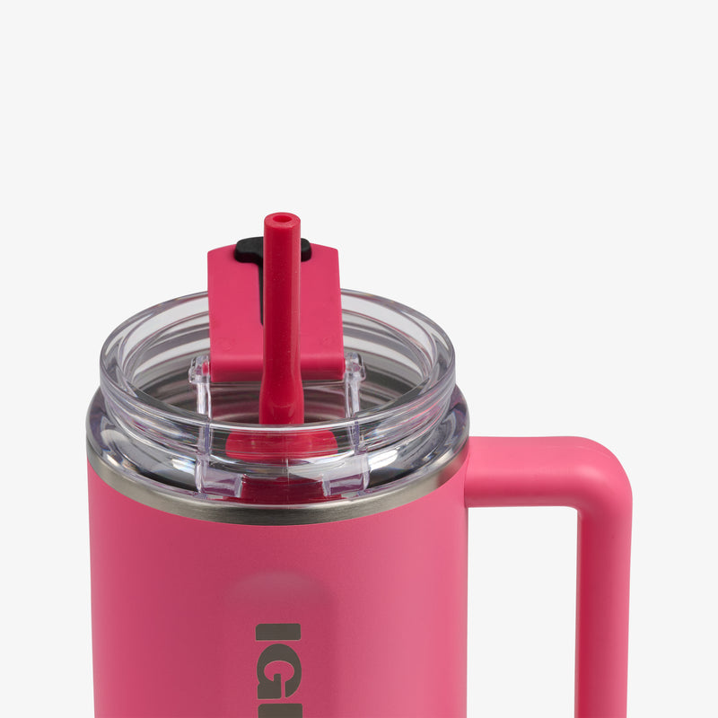 32 Oz Flip ‘n’ Sip Travel Mug - Skeleton Glow