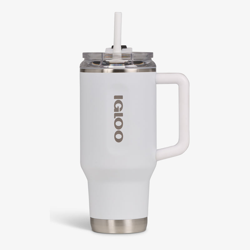 32 Oz Flip ‘n’ Sip Travel Mug - Skeleton Glow