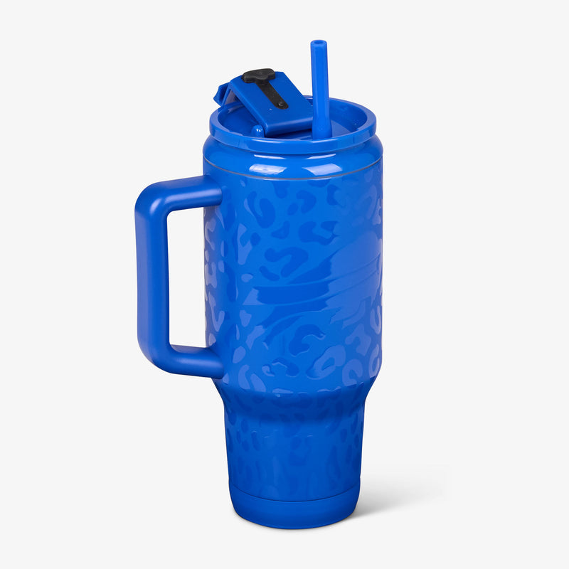 NFL 32 Oz Leopard Flip ‘n’ Sip Travel Mug - Cowboys