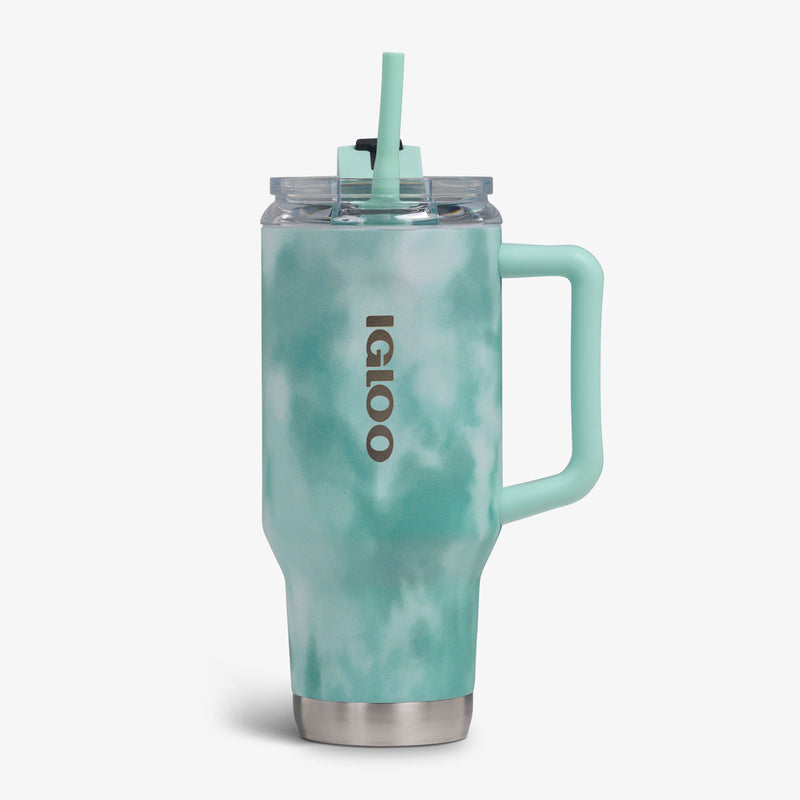 32 Oz Flip ‘n’ Sip Travel Mug - Skeleton Glow