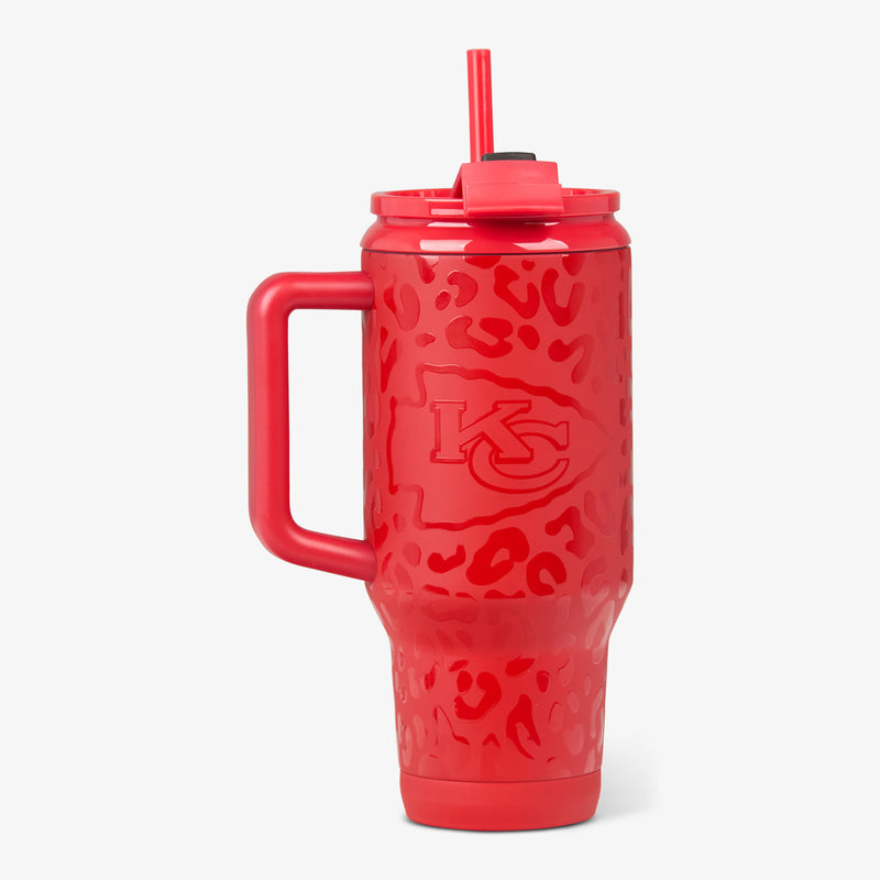 NFL 32 Oz Leopard Flip ‘n’ Sip Travel Mug - Cowboys