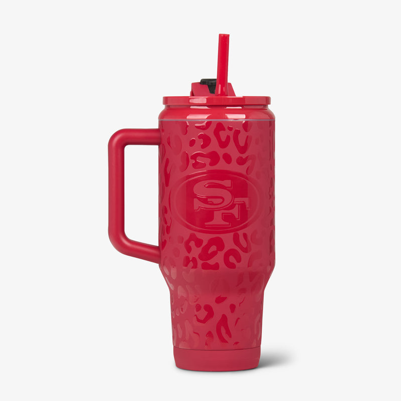 NFL 32 Oz Leopard Flip ‘n’ Sip Travel Mug - Cowboys