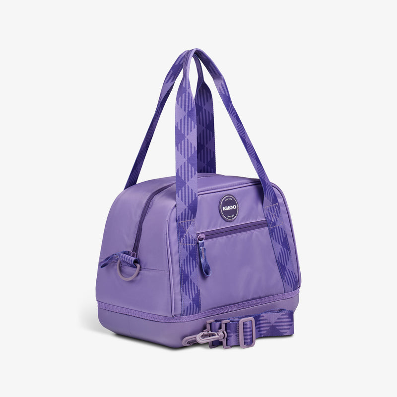 Tag Along Too 12-Can Satchel Cooler - Thrift Pink