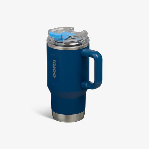 18 Oz Flip ‘n’ Sip Travel Mug - Blue Shale