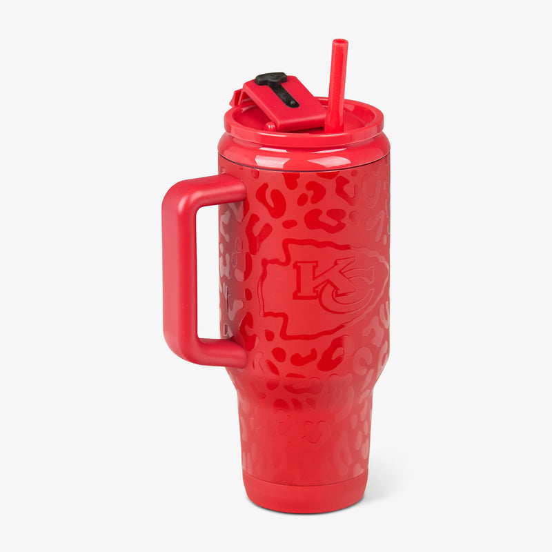 NFL 32 Oz Leopard Flip ‘n’ Sip Travel Mug - Cowboys