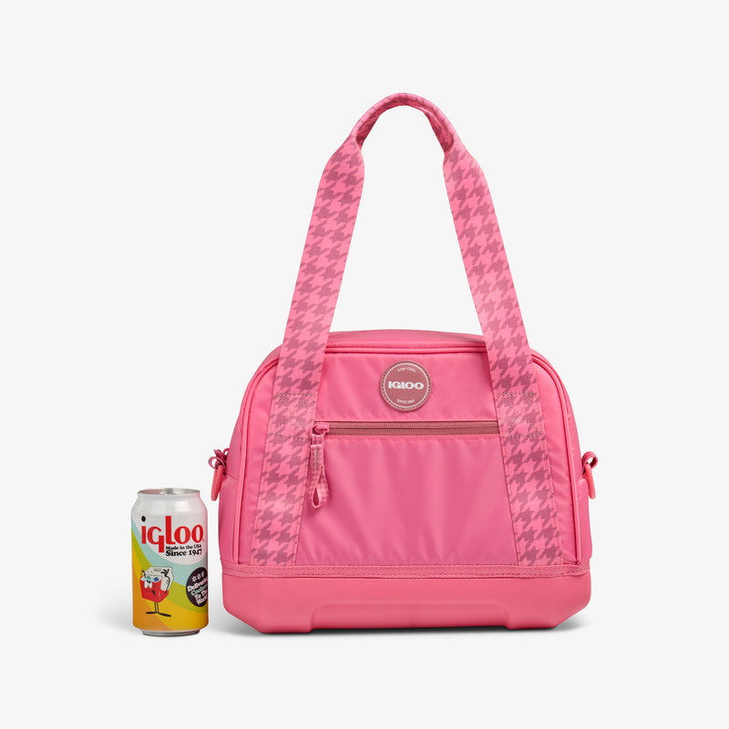 Tag Along Too 12-Can Satchel Cooler - Thrift Pink