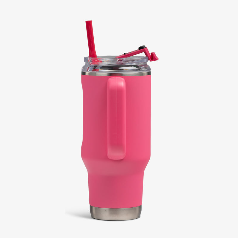 32 Oz Flip ‘n’ Sip Travel Mug - Skeleton Glow