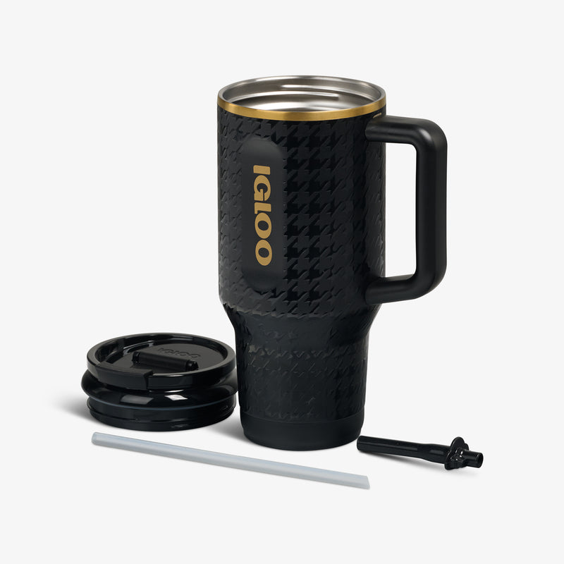 32 Oz Flip ‘n’ Sip Travel Mug - Skeleton Glow